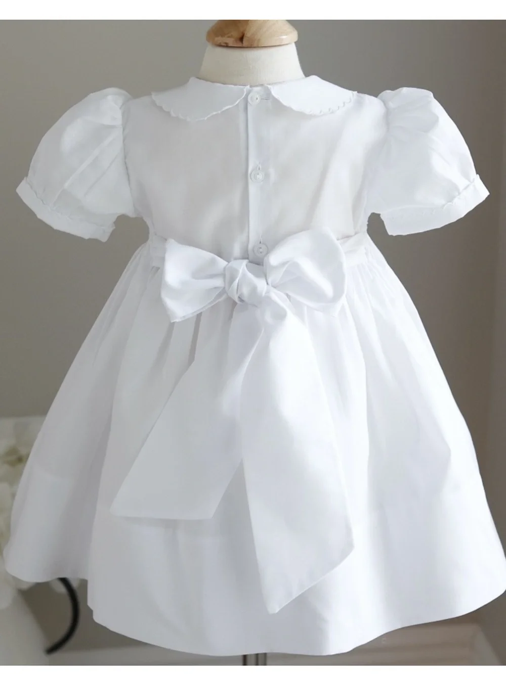Feltman Brothers Smocked White Dress Flower Girl NWT